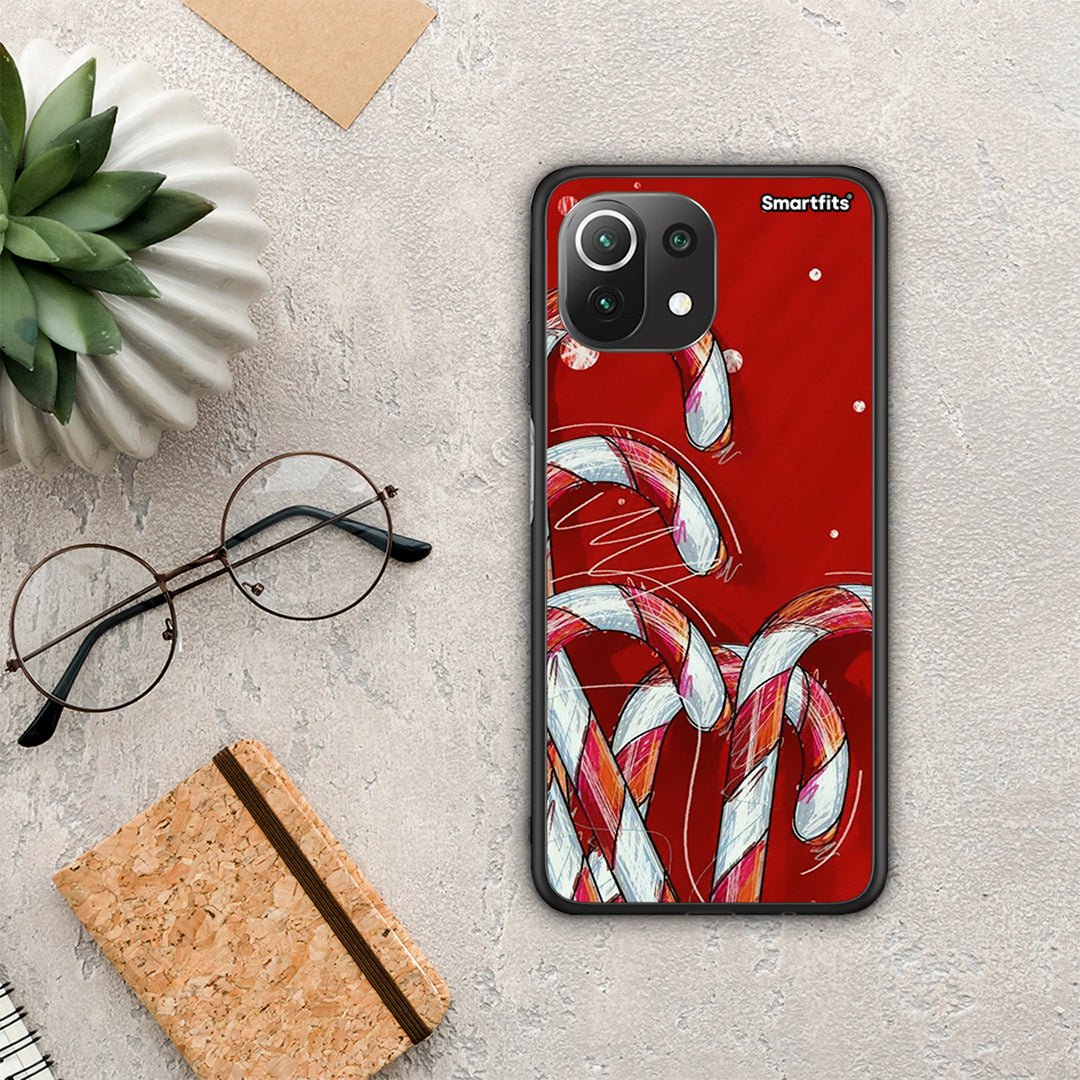 Candy Cane - Xiaomi 11 Lite 5G NE / Mi 11 Lite θήκη