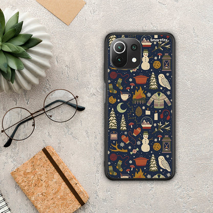 Christmas Elements - Xiaomi 11 Lite 5G NE / Mi 11 Lite θήκη