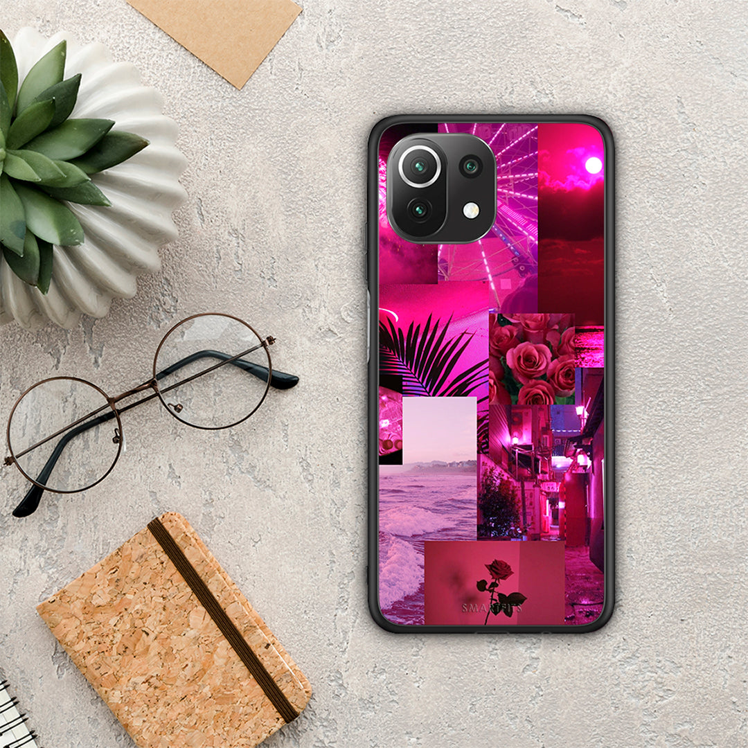 Collage Red Roses - Xiaomi 11 Lite 5G NE / Mi 11 Lite θήκη