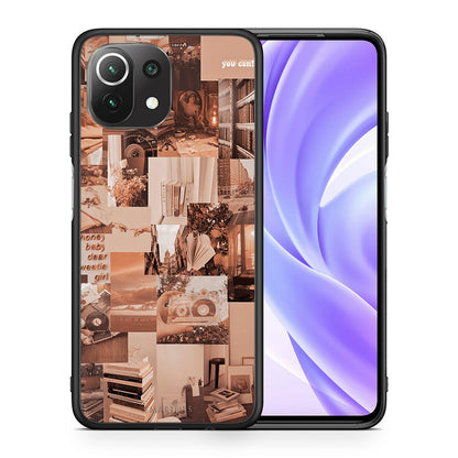 Θήκη Αγίου Βαλεντίνου Xiaomi 11 Lite / Mi 11 Lite Collage You Can από τη Smartfits με σχέδιο στο πίσω μέρος και μαύρο περίβλημα | Xiaomi 11 Lite / Mi 11 Lite Collage You Can case with colorful back and black bezels