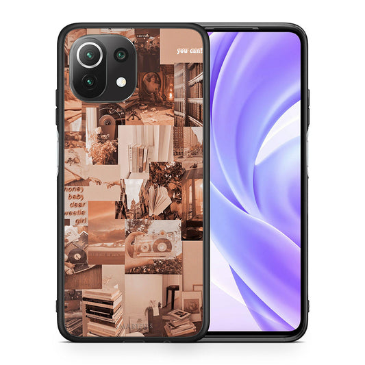 Θήκη Αγίου Βαλεντίνου Xiaomi 11 Lite / Mi 11 Lite Collage You Can από τη Smartfits με σχέδιο στο πίσω μέρος και μαύρο περίβλημα | Xiaomi 11 Lite / Mi 11 Lite Collage You Can case with colorful back and black bezels