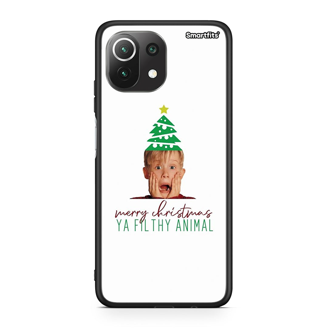 Xiaomi 11 Lite/Mi 11 Lite Filthy Animal θήκη από τη Smartfits με σχέδιο στο πίσω μέρος και μαύρο περίβλημα | Smartphone case with colorful back and black bezels by Smartfits