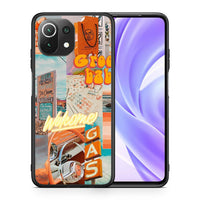 Thumbnail for Θήκη Αγίου Βαλεντίνου Xiaomi 11 Lite / Mi 11 Lite Groovy Babe από τη Smartfits με σχέδιο στο πίσω μέρος και μαύρο περίβλημα | Xiaomi 11 Lite / Mi 11 Lite Groovy Babe case with colorful back and black bezels