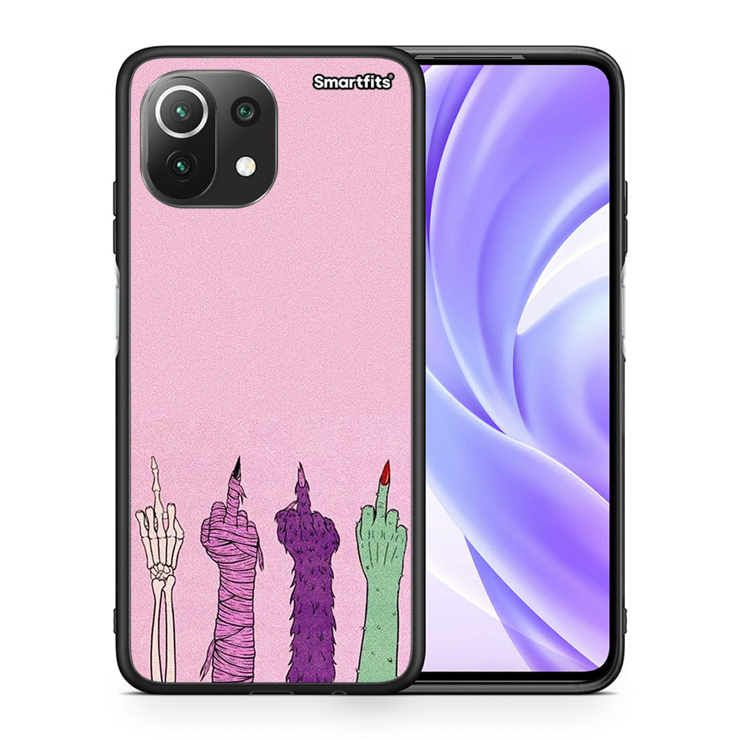 Θήκη Xiaomi 11 Lite / Mi 11 Lite Halloween Be A Lady από τη Smartfits με σχέδιο στο πίσω μέρος και μαύρο περίβλημα | Xiaomi 11 Lite / Mi 11 Lite Halloween Be A Lady case with colorful back and black bezels