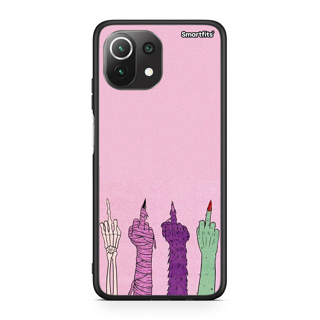 Xiaomi 11 Lite / Mi 11 Lite Halloween Be A Lady Θήκη από τη Smartfits με σχέδιο στο πίσω μέρος και μαύρο περίβλημα | Smartphone case with colorful back and black bezels by Smartfits