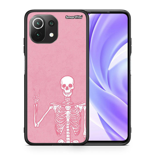 Θήκη Xiaomi 11 Lite / Mi 11 Lite Halloween Motivation από τη Smartfits με σχέδιο στο πίσω μέρος και μαύρο περίβλημα | Xiaomi 11 Lite / Mi 11 Lite Halloween Motivation case with colorful back and black bezels