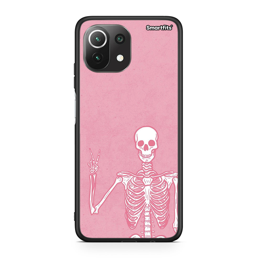 Xiaomi 11 Lite / Mi 11 Lite Halloween Motivation Θήκη από τη Smartfits με σχέδιο στο πίσω μέρος και μαύρο περίβλημα | Smartphone case with colorful back and black bezels by Smartfits