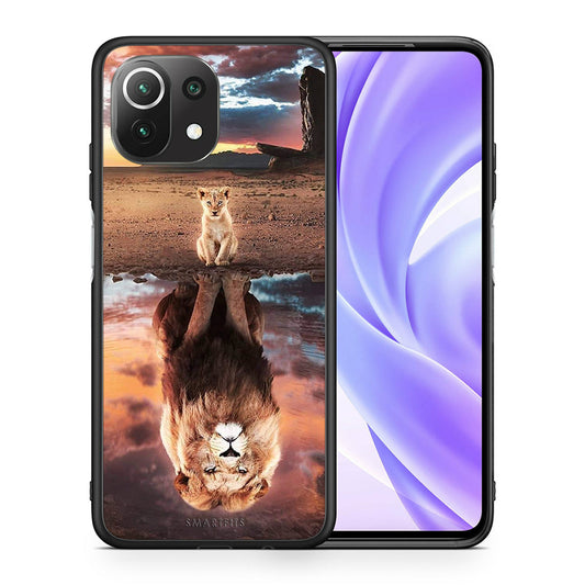 Θήκη Αγίου Βαλεντίνου Xiaomi 11 Lite / Mi 11 Lite Sunset Dreams από τη Smartfits με σχέδιο στο πίσω μέρος και μαύρο περίβλημα | Xiaomi 11 Lite / Mi 11 Lite Sunset Dreams case with colorful back and black bezels