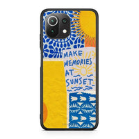 Thumbnail for Xiaomi 11 Lite / Mi 11 Lite Sunset Memories Θήκη από τη Smartfits με σχέδιο στο πίσω μέρος και μαύρο περίβλημα | Smartphone case with colorful back and black bezels by Smartfits