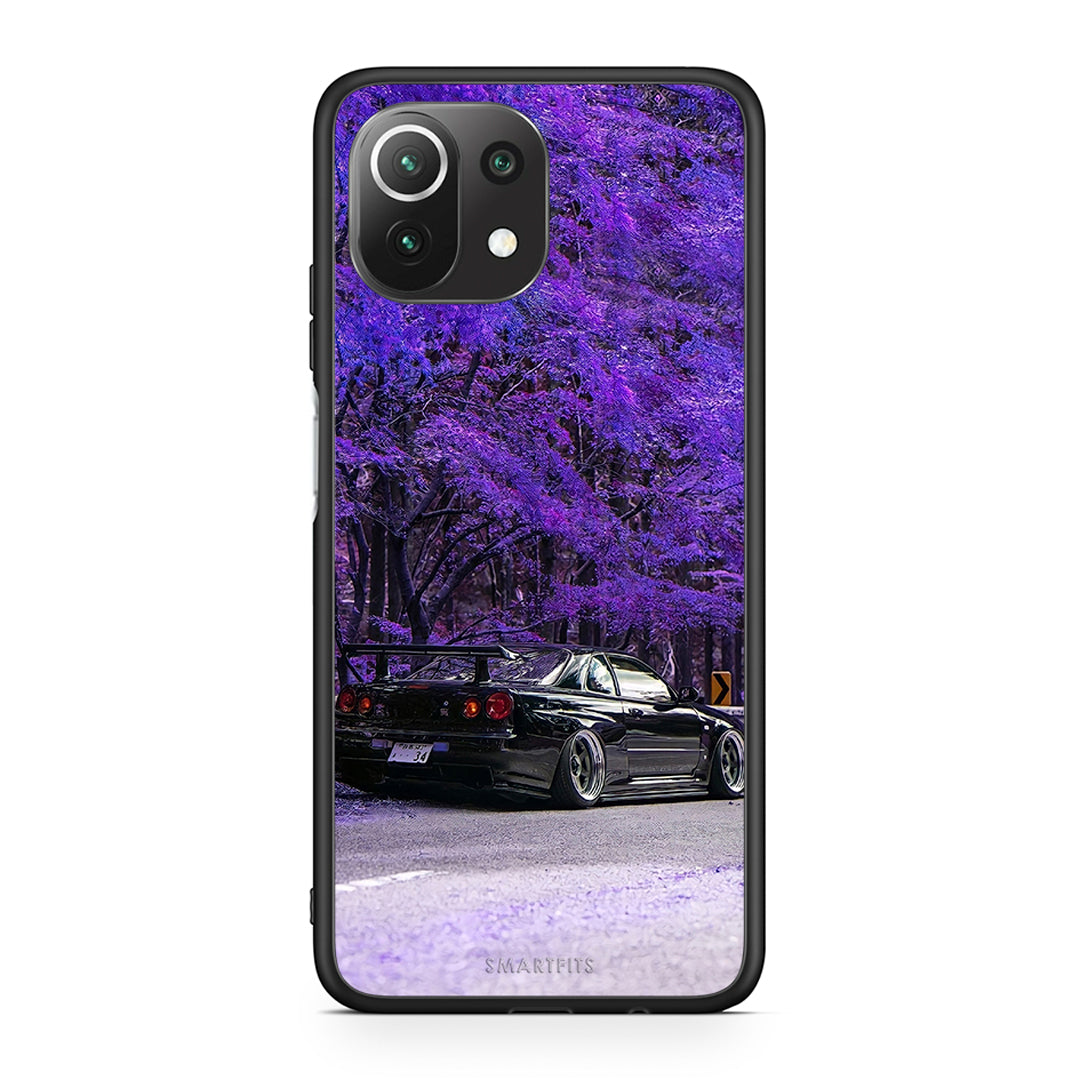 Xiaomi 11 Lite / Mi 11 Lite Super Car Θήκη Αγίου Βαλεντίνου από τη Smartfits με σχέδιο στο πίσω μέρος και μαύρο περίβλημα | Smartphone case with colorful back and black bezels by Smartfits