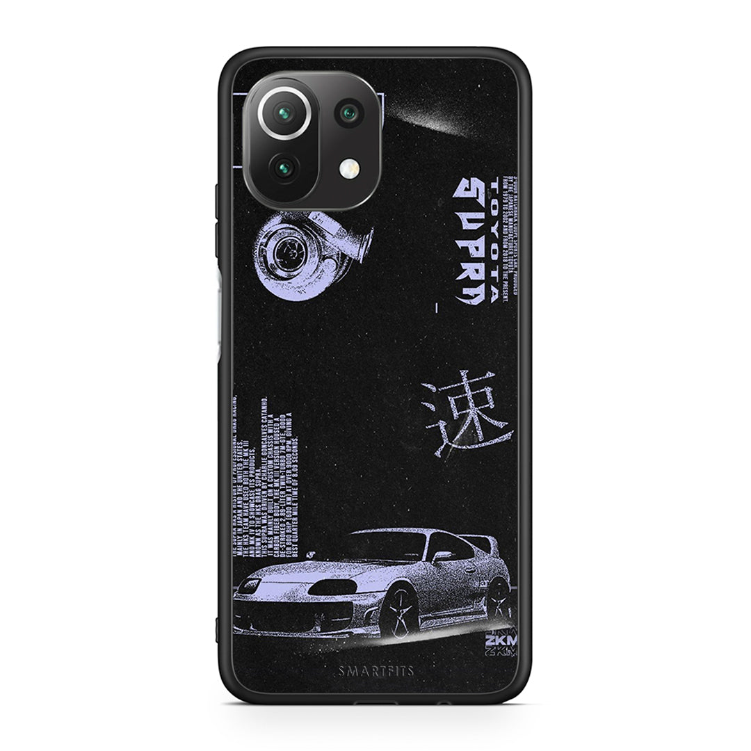 Xiaomi 11 Lite / Mi 11 Lite Tokyo Drift Θήκη Αγίου Βαλεντίνου από τη Smartfits με σχέδιο στο πίσω μέρος και μαύρο περίβλημα | Smartphone case with colorful back and black bezels by Smartfits