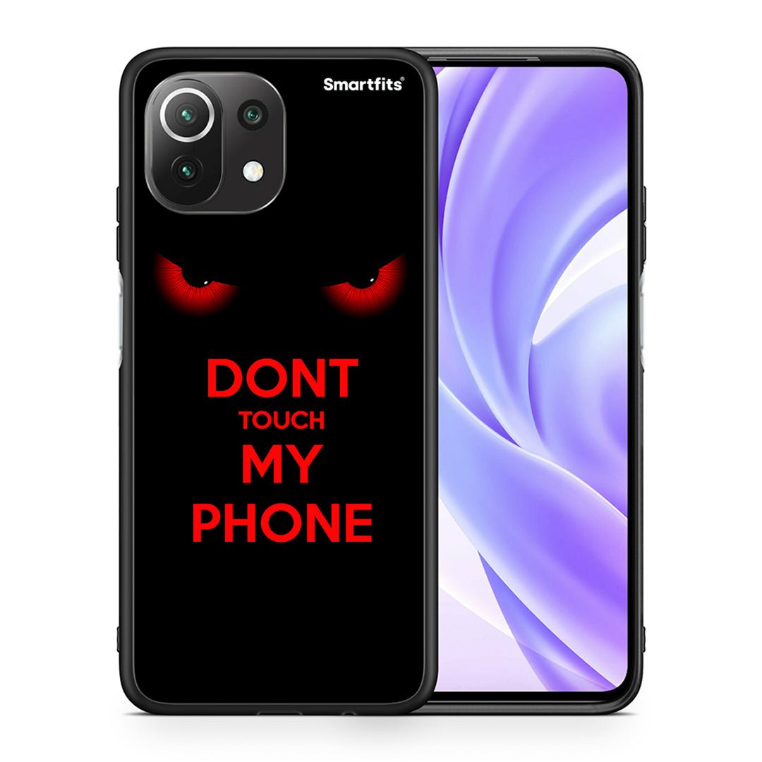 Θήκη Xiaomi 11 Lite / Mi 11 Lite Touch My Phone από τη Smartfits με σχέδιο στο πίσω μέρος και μαύρο περίβλημα | Xiaomi 11 Lite / Mi 11 Lite Touch My Phone case with colorful back and black bezels