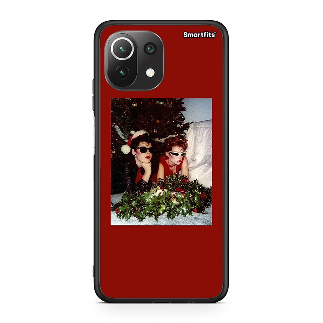 Xiaomi 11 Lite/Mi 11 Lite Waiting For Xmas θήκη από τη Smartfits με σχέδιο στο πίσω μέρος και μαύρο περίβλημα | Smartphone case with colorful back and black bezels by Smartfits