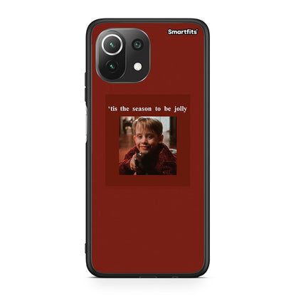 Xiaomi 11 Lite/Mi 11 Lite Xmas Ultimate Spirit θήκη από τη Smartfits με σχέδιο στο πίσω μέρος και μαύρο περίβλημα | Smartphone case with colorful back and black bezels by Smartfits