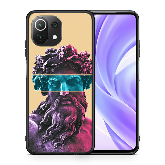 Θήκη Αγίου Βαλεντίνου Xiaomi 11 Lite / Mi 11 Lite Zeus Art από τη Smartfits με σχέδιο στο πίσω μέρος και μαύρο περίβλημα | Xiaomi 11 Lite / Mi 11 Lite Zeus Art case with colorful back and black bezels