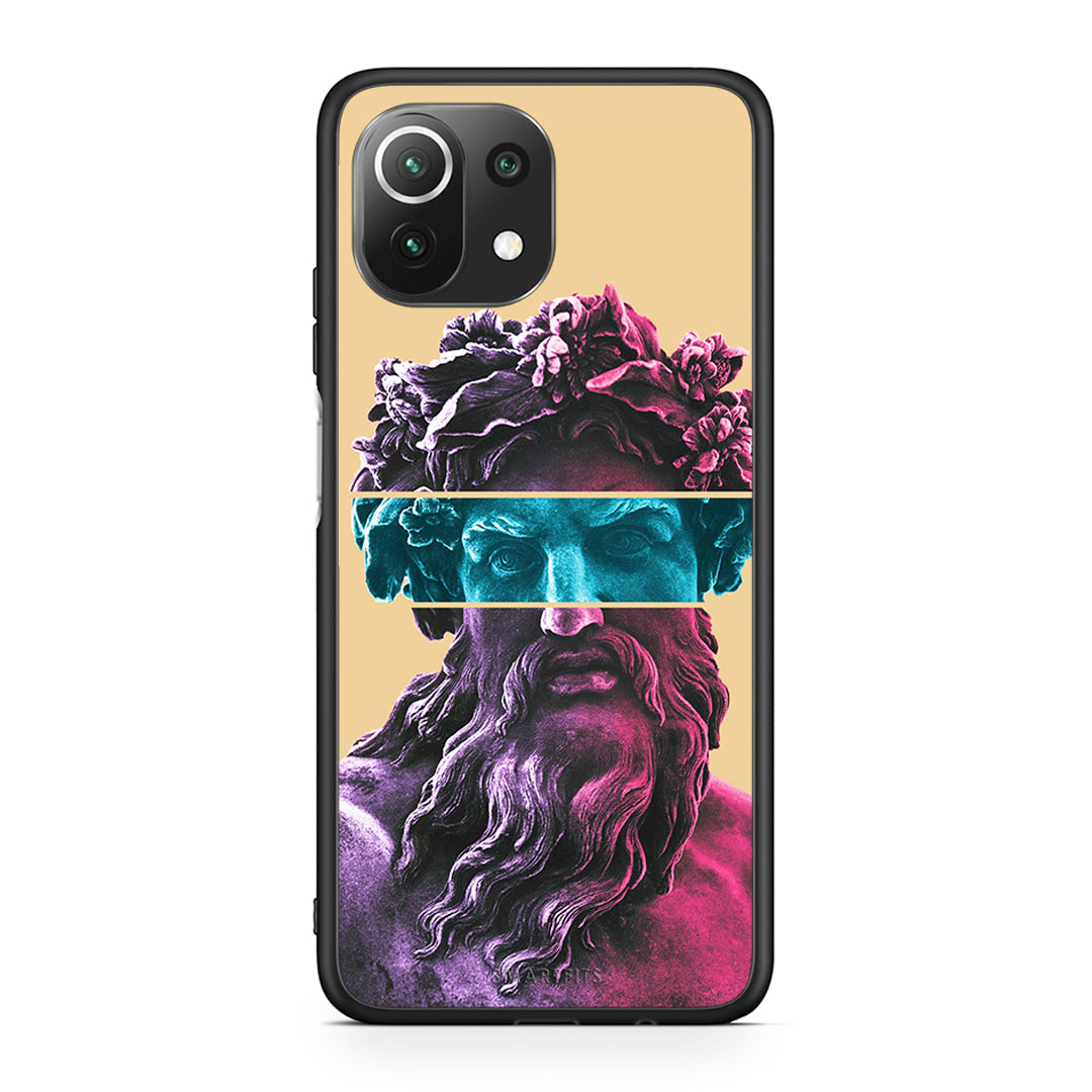 Xiaomi 11 Lite / Mi 11 Lite Zeus Art Θήκη Αγίου Βαλεντίνου από τη Smartfits με σχέδιο στο πίσω μέρος και μαύρο περίβλημα | Smartphone case with colorful back and black bezels by Smartfits