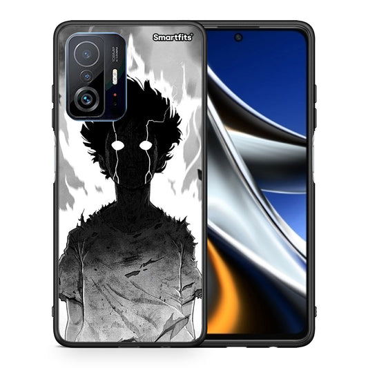 Θήκη Xiaomi 11T / 11T Pro Anime Boy από τη Smartfits με σχέδιο στο πίσω μέρος και μαύρο περίβλημα | Xiaomi 11T / 11T Pro Anime Boy case with colorful back and black bezels