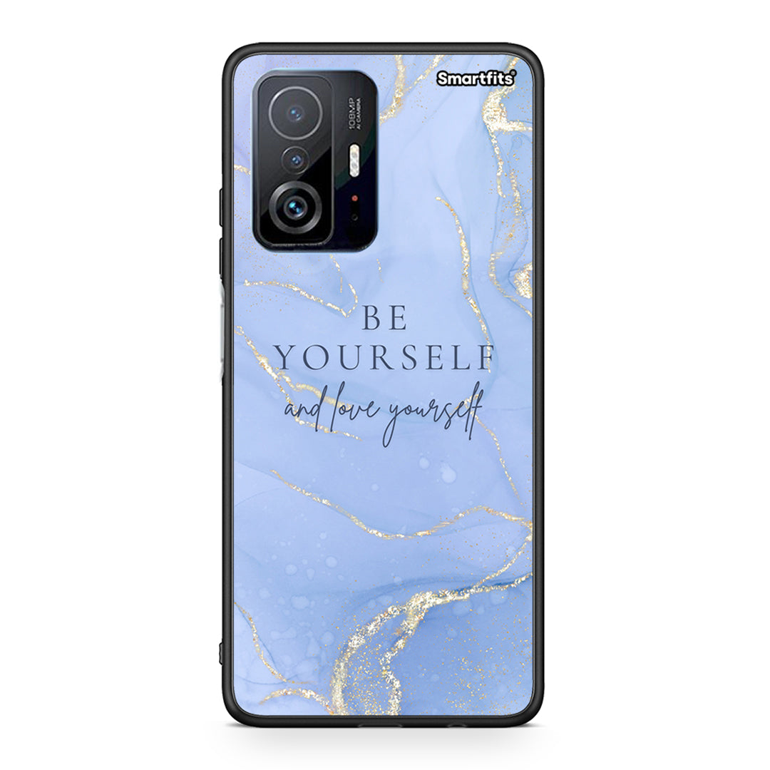 Xiaomi 11T/11T Pro Be Yourself θήκη από τη Smartfits με σχέδιο στο πίσω μέρος και μαύρο περίβλημα | Smartphone case with colorful back and black bezels by Smartfits