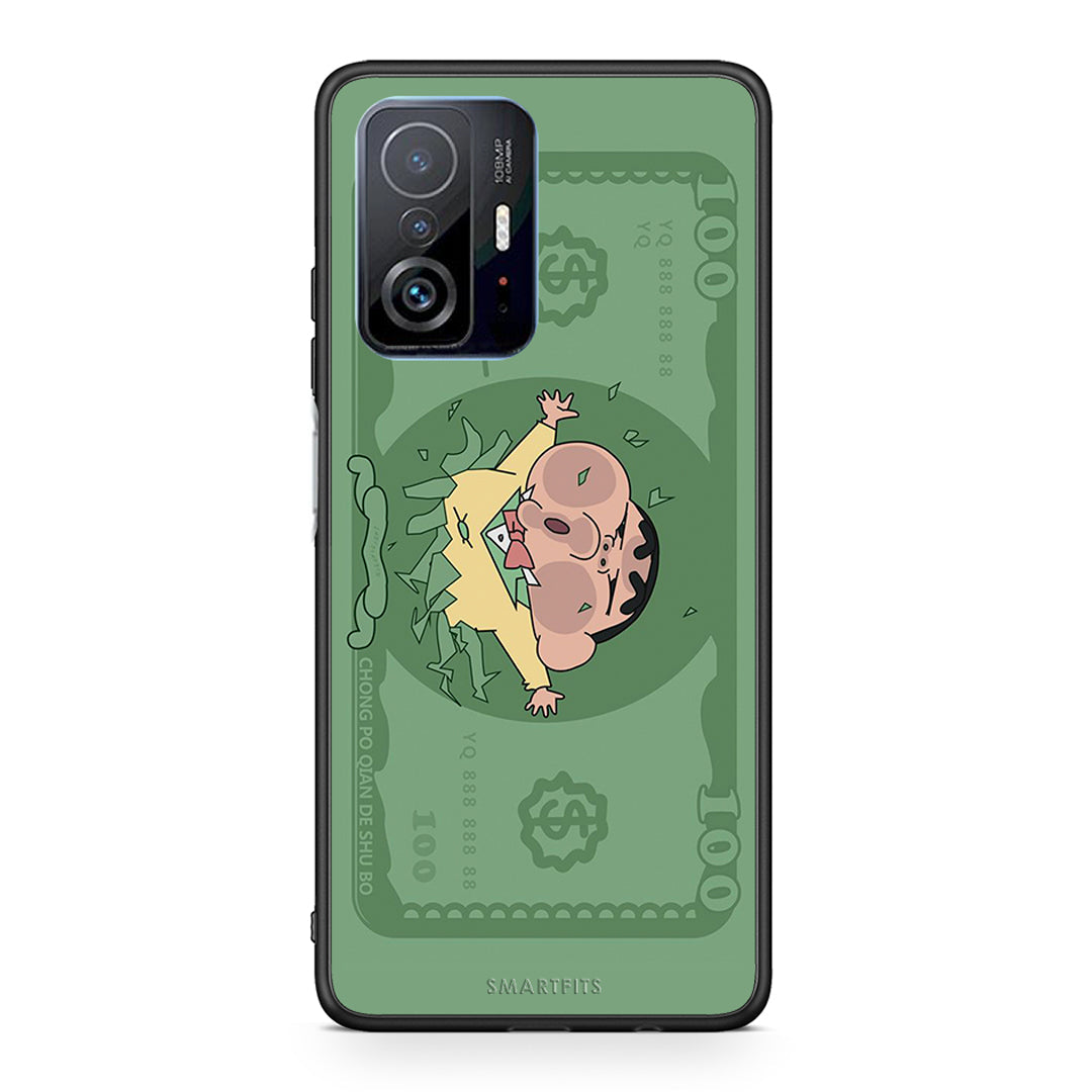 Xiaomi 11T / 11T Pro Big Money Θήκη Αγίου Βαλεντίνου από τη Smartfits με σχέδιο στο πίσω μέρος και μαύρο περίβλημα | Smartphone case with colorful back and black bezels by Smartfits