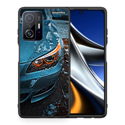 Θήκη Xiaomi 11T / 11T Pro Bmw E60 από τη Smartfits με σχέδιο στο πίσω μέρος και μαύρο περίβλημα | Xiaomi 11T / 11T Pro Bmw E60 case with colorful back and black bezels
