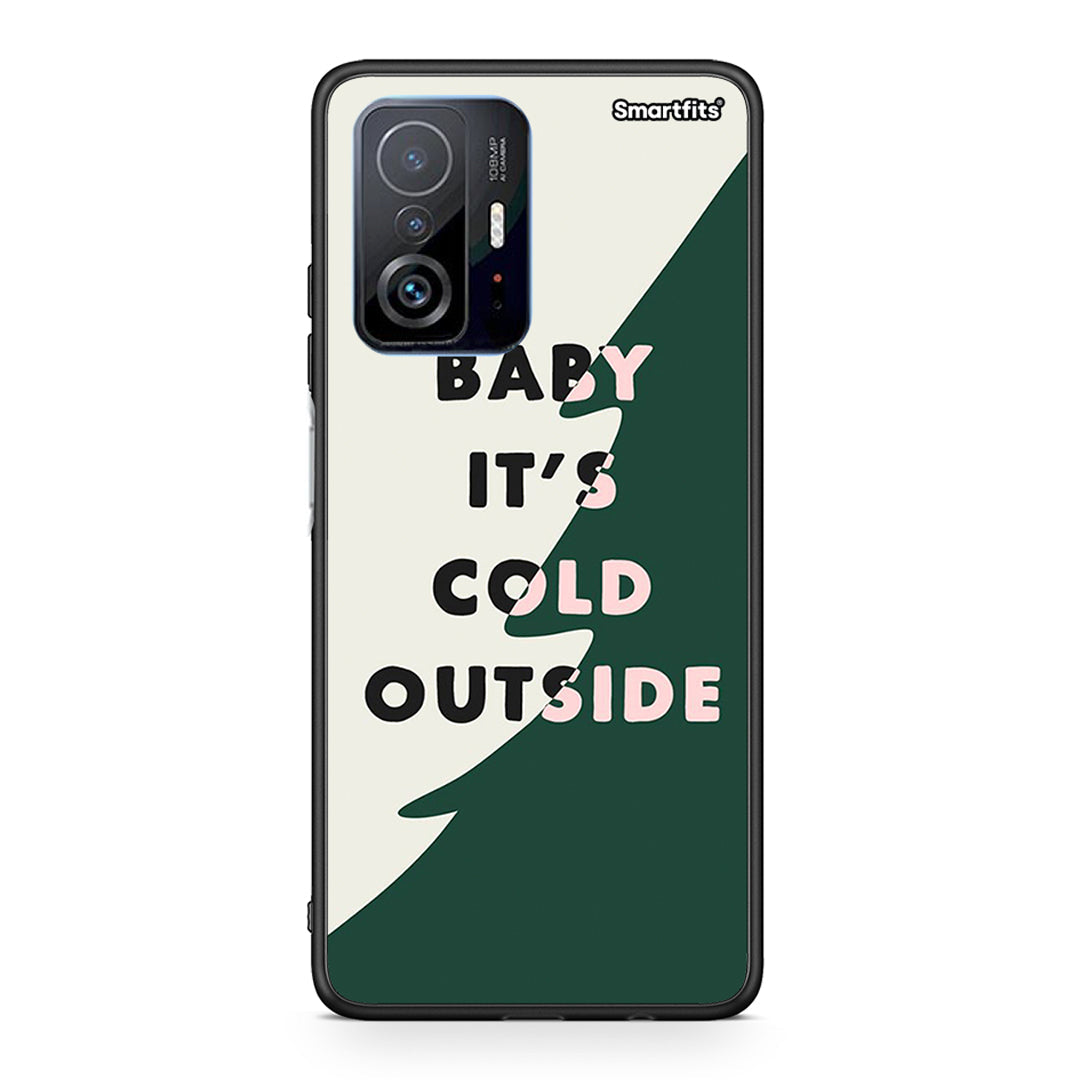 Xiaomi 11T/11T Pro Cold Outside θήκη από τη Smartfits με σχέδιο στο πίσω μέρος και μαύρο περίβλημα | Smartphone case with colorful back and black bezels by Smartfits