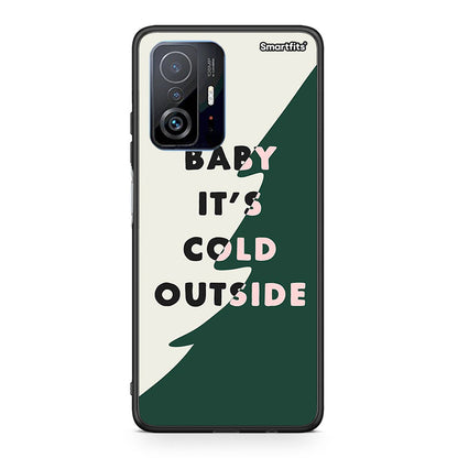 Xiaomi 11T/11T Pro Cold Outside θήκη από τη Smartfits με σχέδιο στο πίσω μέρος και μαύρο περίβλημα | Smartphone case with colorful back and black bezels by Smartfits
