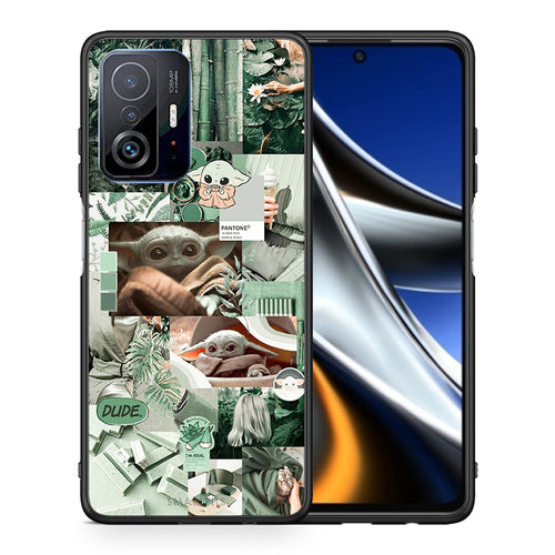 Θήκη Αγίου Βαλεντίνου Xiaomi 11T / 11T Pro Collage Dude από τη Smartfits με σχέδιο στο πίσω μέρος και μαύρο περίβλημα | Xiaomi 11T / 11T Pro Collage Dude case with colorful back and black bezels