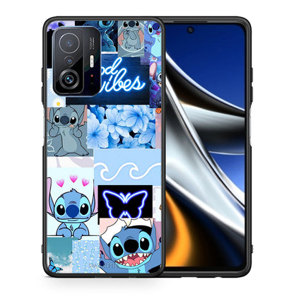 Θήκη Αγίου Βαλεντίνου Xiaomi 11T / 11T Pro Collage Good Vibes από τη Smartfits με σχέδιο στο πίσω μέρος και μαύρο περίβλημα | Xiaomi 11T / 11T Pro Collage Good Vibes case with colorful back and black bezels