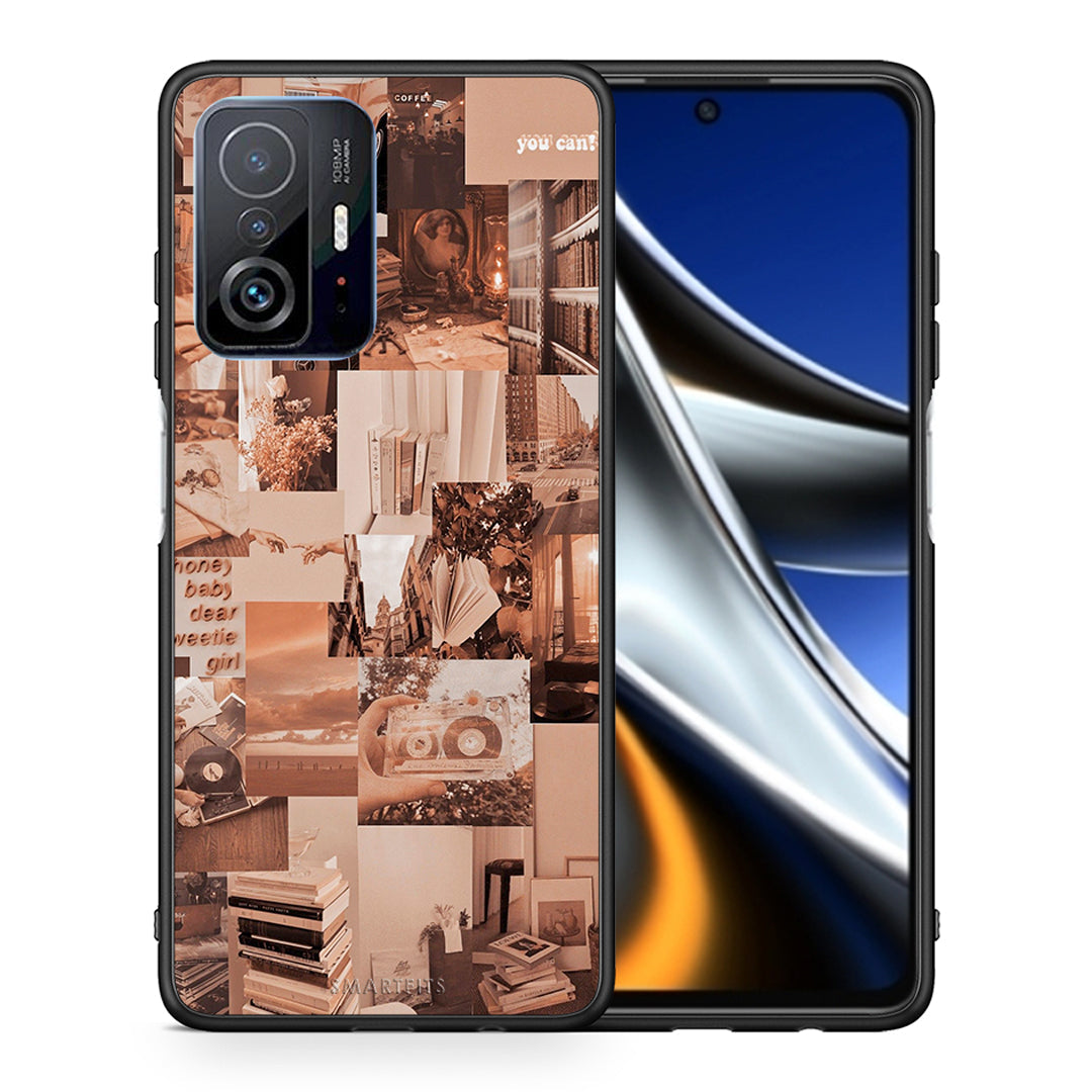 Θήκη Αγίου Βαλεντίνου Xiaomi 11T / 11T Pro Collage You Can από τη Smartfits με σχέδιο στο πίσω μέρος και μαύρο περίβλημα | Xiaomi 11T / 11T Pro Collage You Can case with colorful back and black bezels