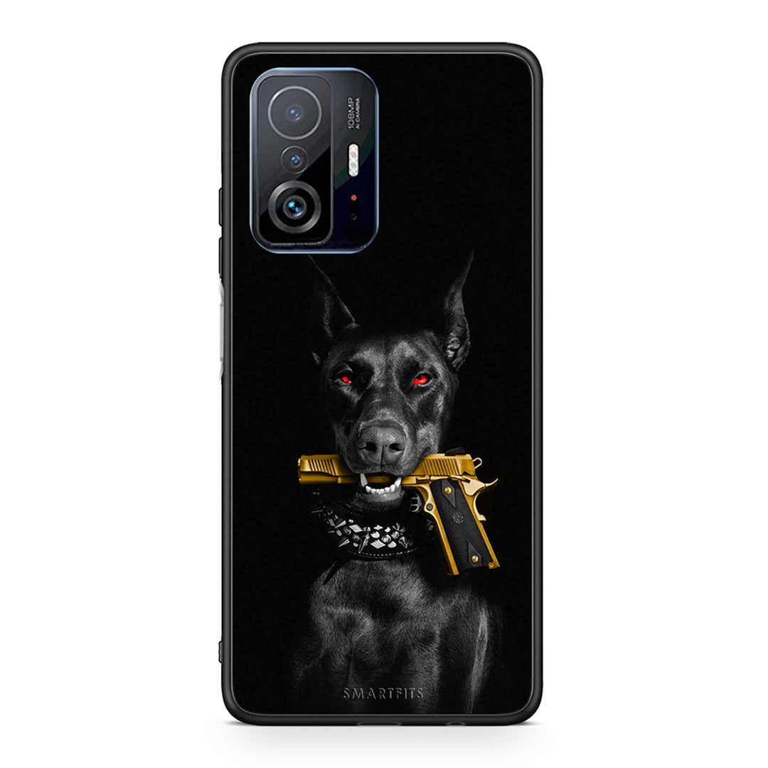 Xiaomi 11T / 11T Pro Golden Gun Θήκη Αγίου Βαλεντίνου από τη Smartfits με σχέδιο στο πίσω μέρος και μαύρο περίβλημα | Smartphone case with colorful back and black bezels by Smartfits