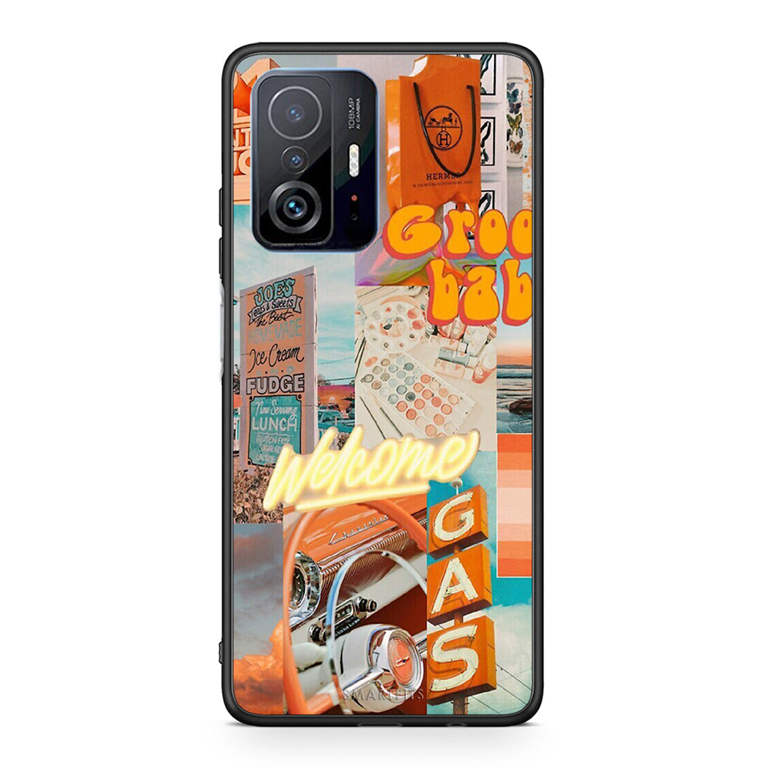 Xiaomi 11T / 11T Pro Groovy Babe Θήκη Αγίου Βαλεντίνου από τη Smartfits με σχέδιο στο πίσω μέρος και μαύρο περίβλημα | Smartphone case with colorful back and black bezels by Smartfits