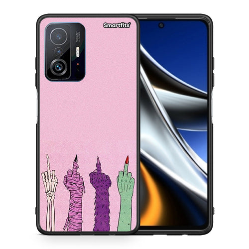 Θήκη Xiaomi 11T / 11T Pro Halloween Be A Lady από τη Smartfits με σχέδιο στο πίσω μέρος και μαύρο περίβλημα | Xiaomi 11T / 11T Pro Halloween Be A Lady case with colorful back and black bezels