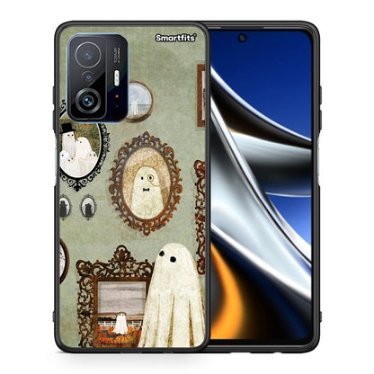 Θήκη Xiaomi 11T / 11T Pro Halloween Ghost Season από τη Smartfits με σχέδιο στο πίσω μέρος και μαύρο περίβλημα | Xiaomi 11T / 11T Pro Halloween Ghost Season case with colorful back and black bezels
