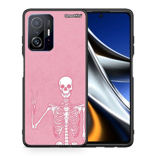Θήκη Xiaomi 11T / 11T Pro Halloween Motivation από τη Smartfits με σχέδιο στο πίσω μέρος και μαύρο περίβλημα | Xiaomi 11T / 11T Pro Halloween Motivation case with colorful back and black bezels