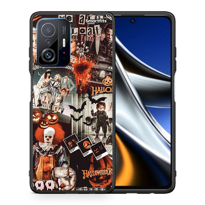 Θήκη Xiaomi 11T / 11T Pro Halloween Spooky Season από τη Smartfits με σχέδιο στο πίσω μέρος και μαύρο περίβλημα | Xiaomi 11T / 11T Pro Halloween Spooky Season case with colorful back and black bezels