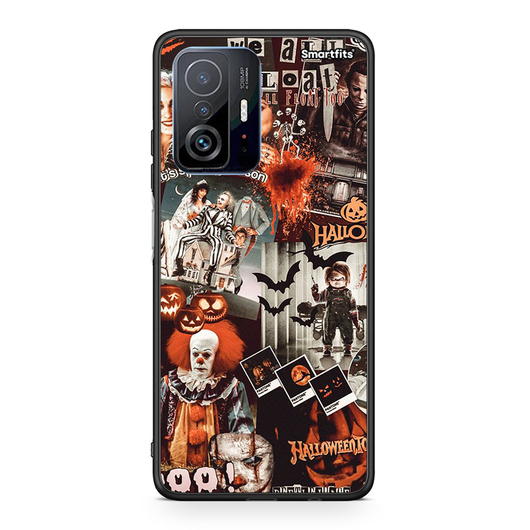 Xiaomi 11T / 11T Pro Halloween Spooky Season Θήκη από τη Smartfits με σχέδιο στο πίσω μέρος και μαύρο περίβλημα | Smartphone case with colorful back and black bezels by Smartfits