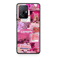 Thumbnail for Xiaomi 11T / 11T Pro Pink Love Θήκη Αγίου Βαλεντίνου από τη Smartfits με σχέδιο στο πίσω μέρος και μαύρο περίβλημα | Smartphone case with colorful back and black bezels by Smartfits