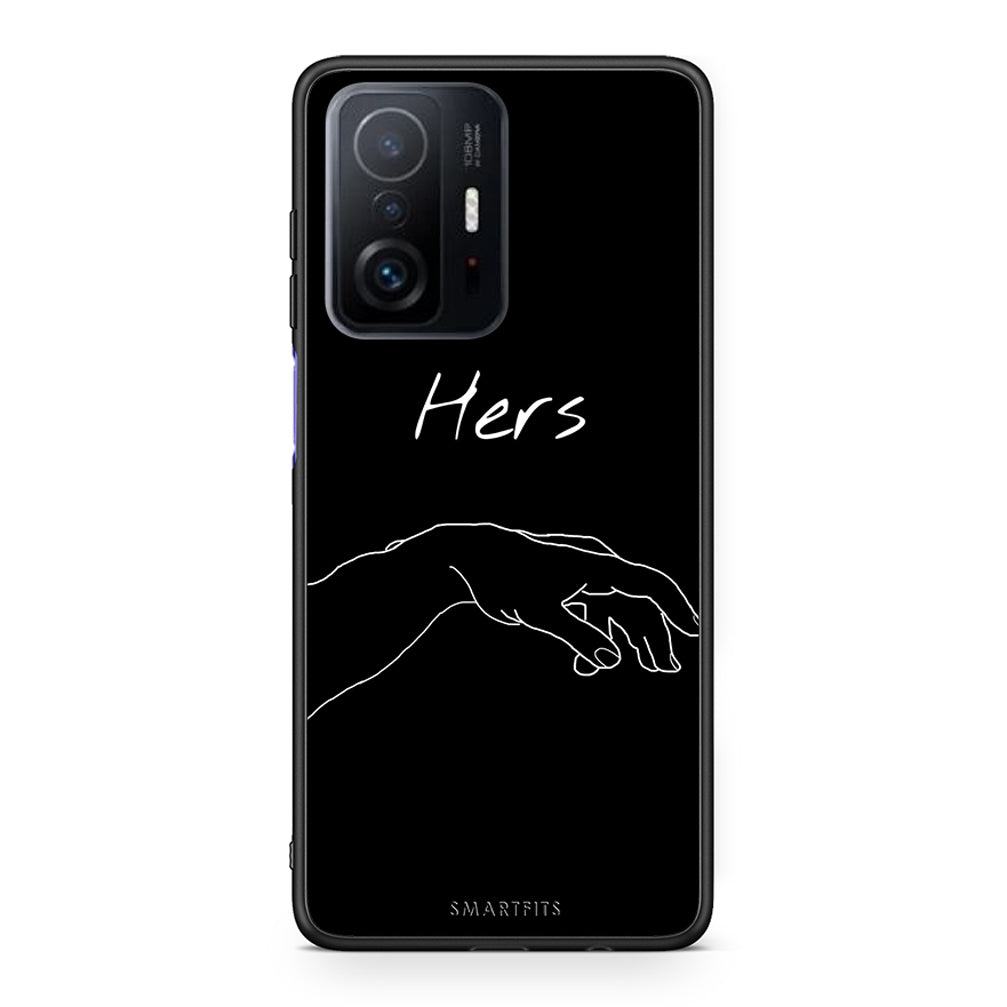 Xiaomi 11T / 11T Pro Aeshetic Love 1 Θήκη Αγίου Βαλεντίνου από τη Smartfits με σχέδιο στο πίσω μέρος και μαύρο περίβλημα | Smartphone case with colorful back and black bezels by Smartfits