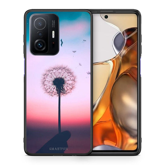 Θήκη Xiaomi 11T/11T Pro Wish Boho από τη Smartfits με σχέδιο στο πίσω μέρος και μαύρο περίβλημα | Xiaomi 11T/11T Pro Wish Boho case with colorful back and black bezels