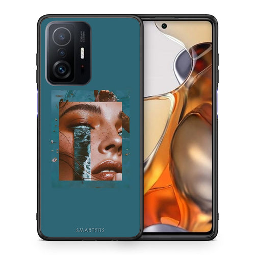 Θήκη Xiaomi 11T/11T Pro Cry An Ocean από τη Smartfits με σχέδιο στο πίσω μέρος και μαύρο περίβλημα | Xiaomi 11T/11T Pro Cry An Ocean case with colorful back and black bezels