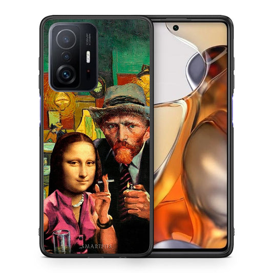 Θήκη Xiaomi 11T/11T Pro Funny Art από τη Smartfits με σχέδιο στο πίσω μέρος και μαύρο περίβλημα | Xiaomi 11T/11T Pro Funny Art case with colorful back and black bezels