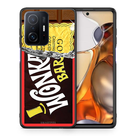 Θήκη Xiaomi 11T/11T Pro Golden Ticket από τη Smartfits με σχέδιο στο πίσω μέρος και μαύρο περίβλημα | Xiaomi 11T/11T Pro Golden Ticket case with colorful back and black bezels