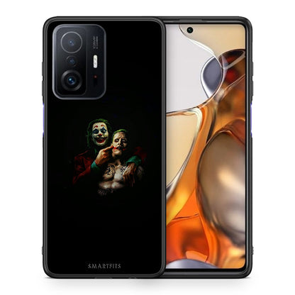 Θήκη Xiaomi 11T/11T Pro Clown Hero από τη Smartfits με σχέδιο στο πίσω μέρος και μαύρο περίβλημα | Xiaomi 11T/11T Pro Clown Hero case with colorful back and black bezels