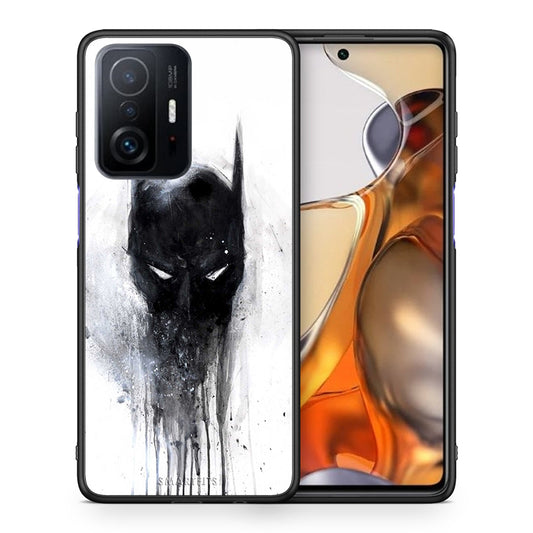 Θήκη Xiaomi 11T/11T Pro Paint Bat Hero από τη Smartfits με σχέδιο στο πίσω μέρος και μαύρο περίβλημα | Xiaomi 11T/11T Pro Paint Bat Hero case with colorful back and black bezels