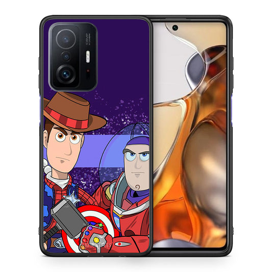 Θήκη Xiaomi 11T/11T Pro Infinity Story από τη Smartfits με σχέδιο στο πίσω μέρος και μαύρο περίβλημα | Xiaomi 11T/11T Pro Infinity Story case with colorful back and black bezels