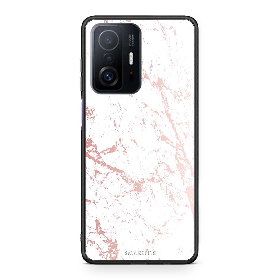 116 - Xiaomi 11T/11T Pro Pink Splash Marble case, cover, bumper