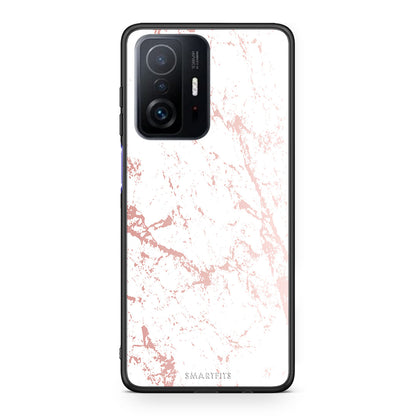 116 - Xiaomi 11T/11T Pro Pink Splash Marble case, cover, bumper