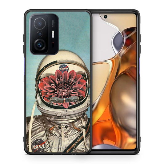 Θήκη Xiaomi 11T/11T Pro Nasa Bloom από τη Smartfits με σχέδιο στο πίσω μέρος και μαύρο περίβλημα | Xiaomi 11T/11T Pro Nasa Bloom case with colorful back and black bezels