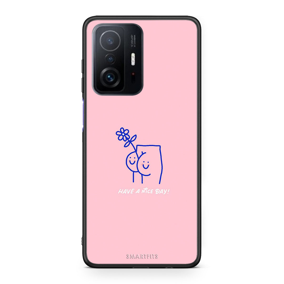 Xiaomi 11T/11T Pro Nice Day θήκη από τη Smartfits με σχέδιο στο πίσω μέρος και μαύρο περίβλημα | Smartphone case with colorful back and black bezels by Smartfits