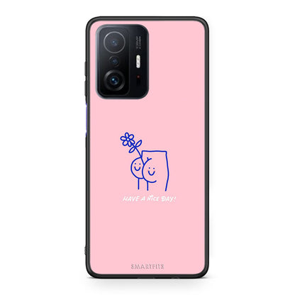 Xiaomi 11T/11T Pro Nice Day θήκη από τη Smartfits με σχέδιο στο πίσω μέρος και μαύρο περίβλημα | Smartphone case with colorful back and black bezels by Smartfits